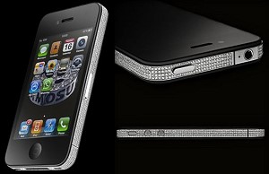 Новый iPhone 4 с бриллиантами от Александра Амосу